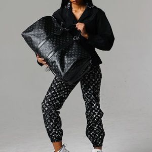 Louis Vuitton Stencil Monogram Jacket and Pants set